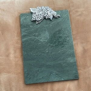 Marble Pewter Grape Cheese Board